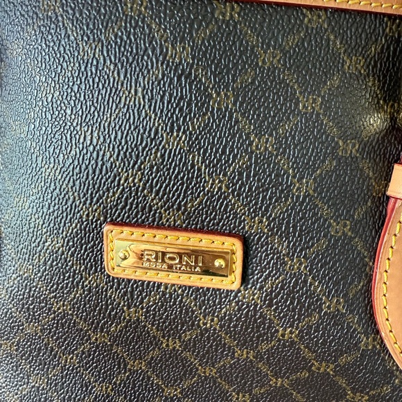 Rioni Brown and Tan Tote Bag - Picture 2 of 9